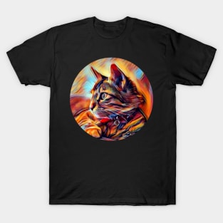 Bright-Eyed floppy cat T-Shirt